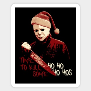 Christmas Michael Myers Sticker